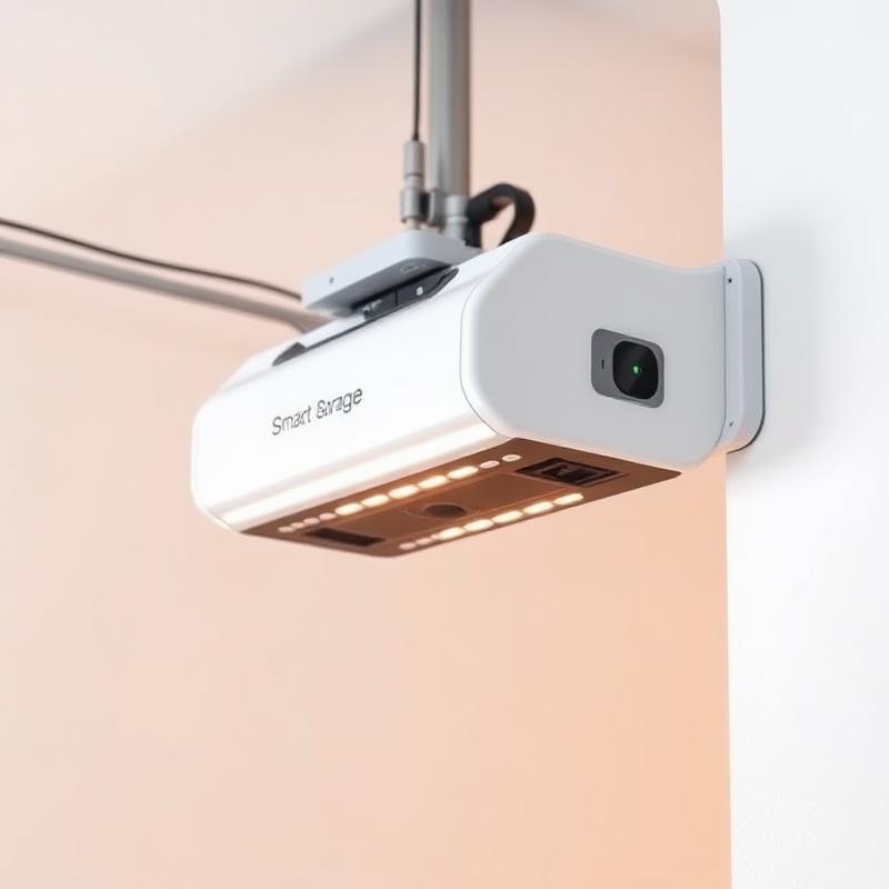 Smart garage door opener with WiFi hub for seamless home automation